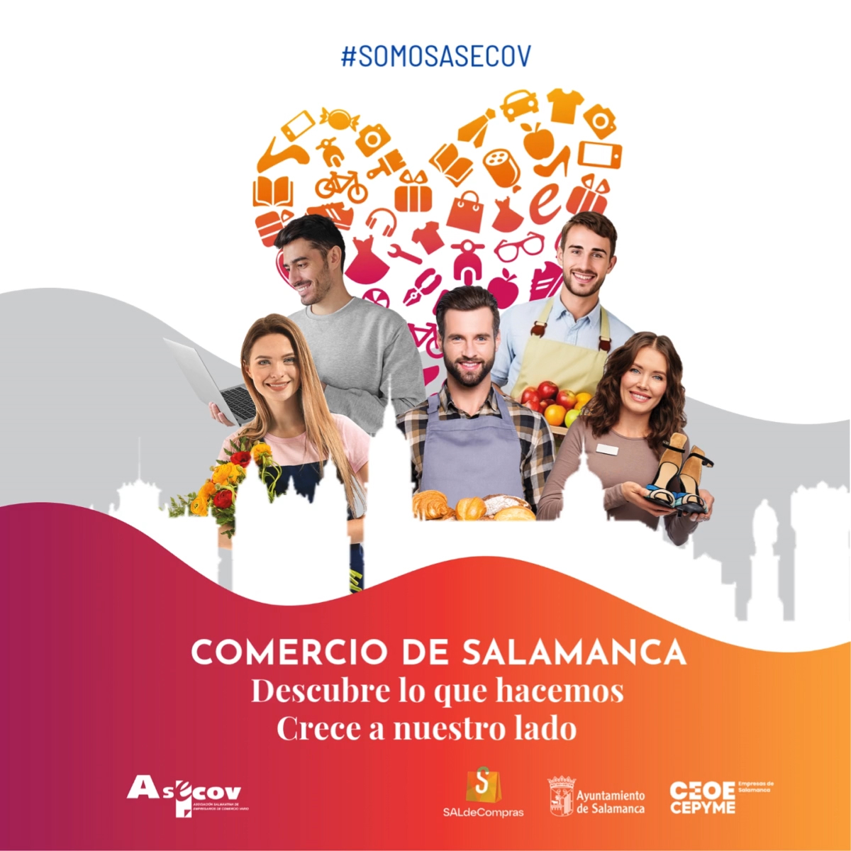 ASECOV lanza una campaña para reforzar el comercio local y fomentar la unión del sector