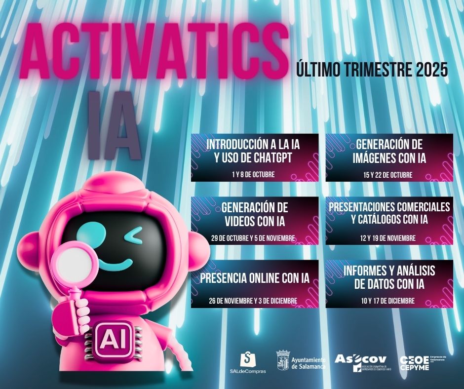 LA IA LLEGA A NUESTRO PROGRAMA DE FORMACIÓN EN DIGITALIZACIÓN