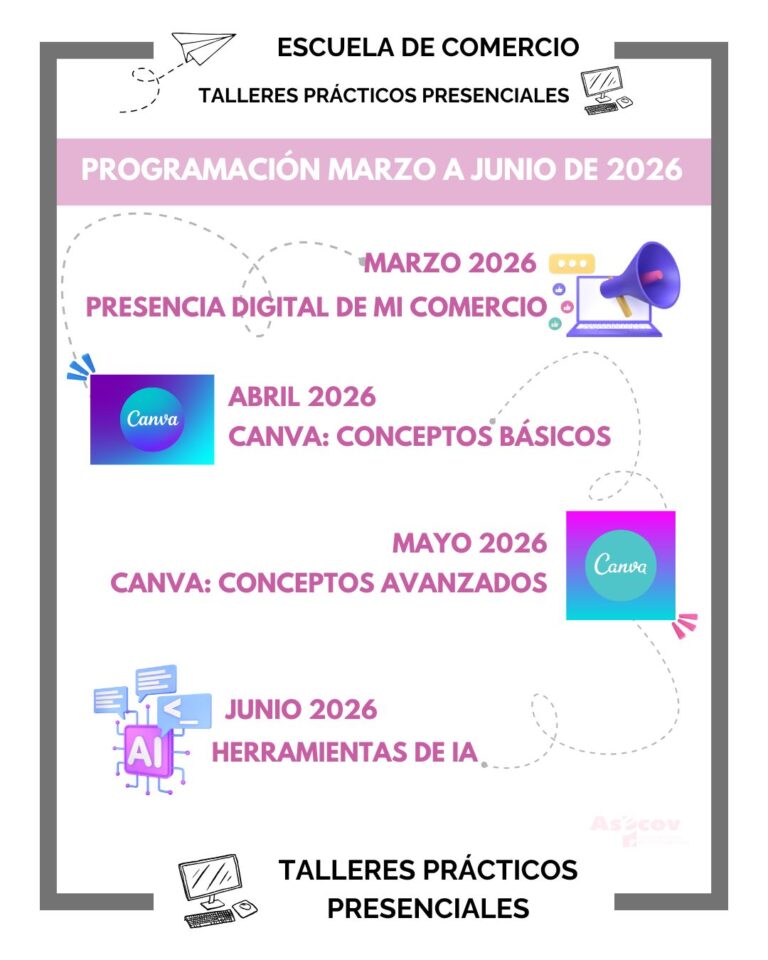 ASECOV INICIA LA FORMACIÓN PRÁCTICA DE SU ESCUELA DE COMERCIO PARA EL COMERCIO LOCAL